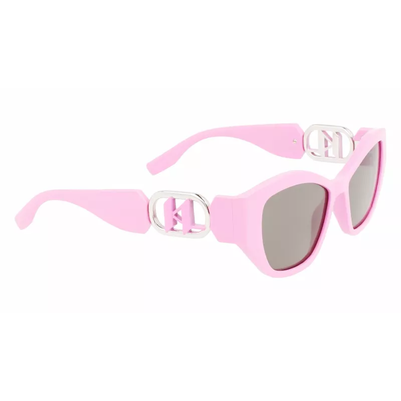 KARL LAGERFELD KL6086S-525 Women's Butterfly Sunglasses Havana Brown Gradient 54mm