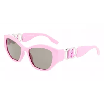 KARL LAGERFELD KL6086S-525 Women's Butterfly Sunglasses Havana Brown Gradient 54mm