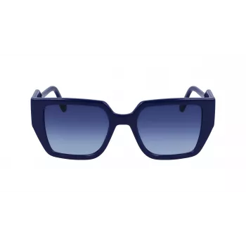 KARL LAGERFELD KL6098S-400 Women's Sunglasses Dark Blue Frame Grey Gradient Lens 52mm