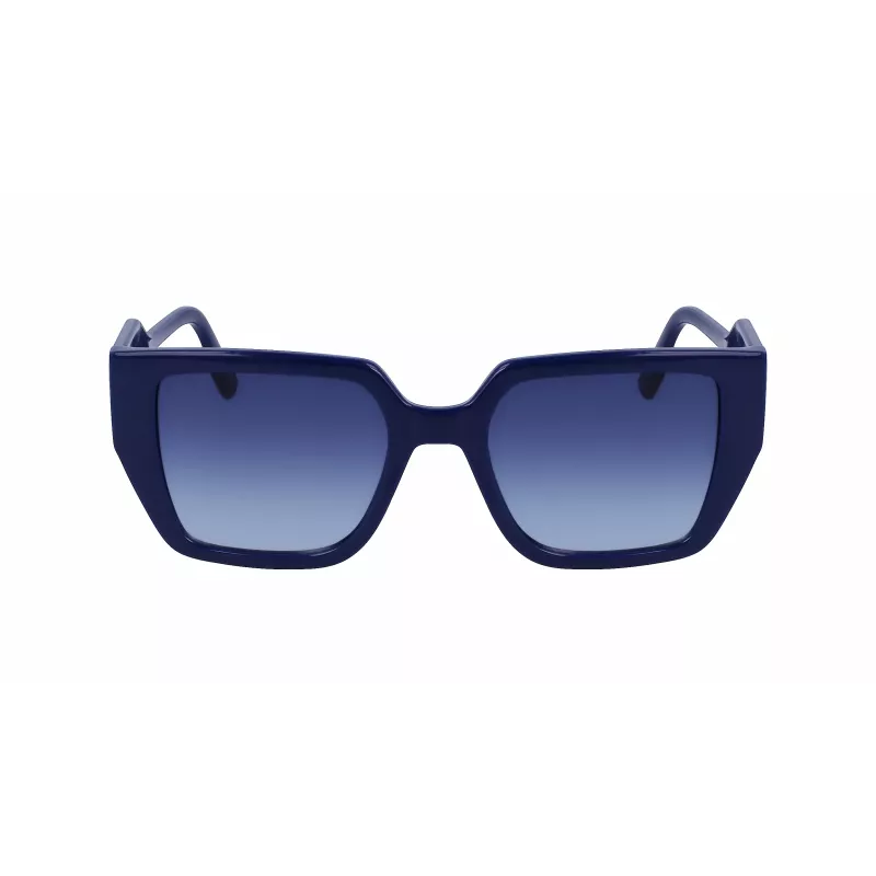 KARL LAGERFELD KL6098S-400 Women's Sunglasses Dark Blue Frame Grey Gradient Lens 52mm