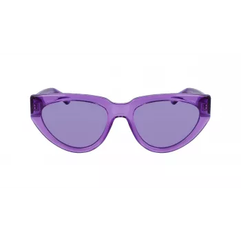 KARL LAGERFELD KL6100S-516 Women's Sunglasses - Acetate Frame, Grey Lenses, 54mm