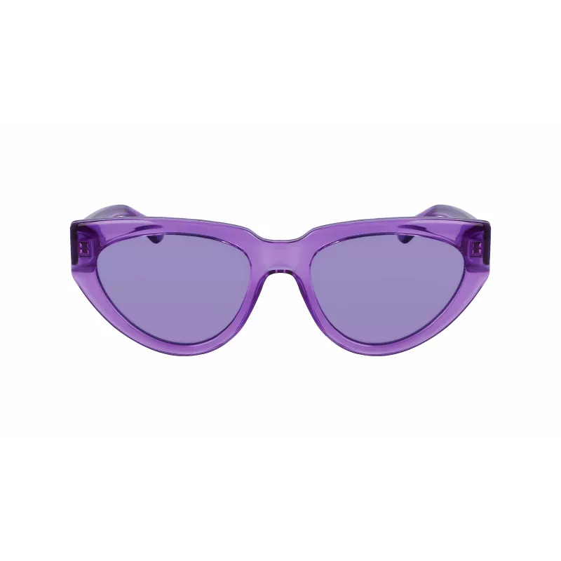KARL LAGERFELD KL6100S-516 Women's Sunglasses - Acetate Frame, Grey Lenses, 54mm