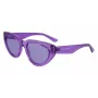 KARL LAGERFELD KL6100S-516 Women's Sunglasses - Acetate Frame, Grey Lenses, 54mm