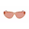 KARL LAGERFELD KL6100S-800 Women's Rectangular Acetate Sunglasses Havana Brown Gradient 54/19/140 mm