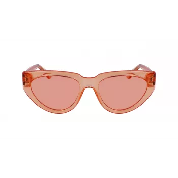 KARL LAGERFELD KL6100S-800 Women's Rectangular Acetate Sunglasses Havana Brown Gradient 54/19/140 mm