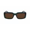 KARL LAGERFELD KL6101S-300 Unisex Sunglasses 54mm Grey Lens Black Acetate Frame UV400
