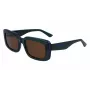 KARL LAGERFELD KL6101S-300 Unisex Sunglasses 54mm Grey Lens Black Acetate Frame UV400