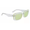 KARL LAGERFELD KL6101S-970 Unisex Sunglasses 54/19/140 mm Square Acetate Frame Polycarbonate Lens UV400