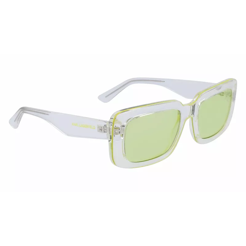 KARL LAGERFELD KL6101S-970 Unisex Sunglasses 54/19/140 mm Square Acetate Frame Polycarbonate Lens UV400