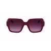 KARL LAGERFELD KL6104SR-501 Women's Square Sunglasses Black/Grey 53mm