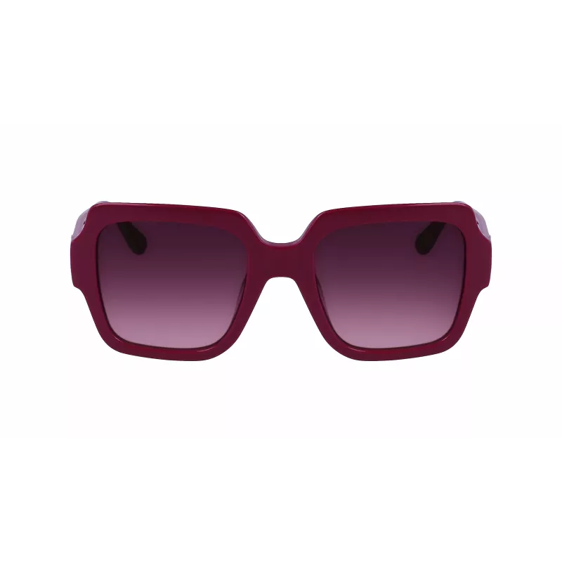 KARL LAGERFELD KL6104SR-501 Women's Square Sunglasses Black/Grey 53mm