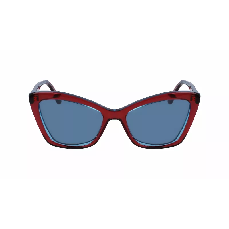 KARL LAGERFELD KL6105S-604 Women's Cat Eye Sunglasses Havana Brown Gradient 54mm