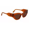 KARL LAGERFELD KL6122S522221 Women's Sunglasses Havana Acetate Frame Brown Lens 52mm