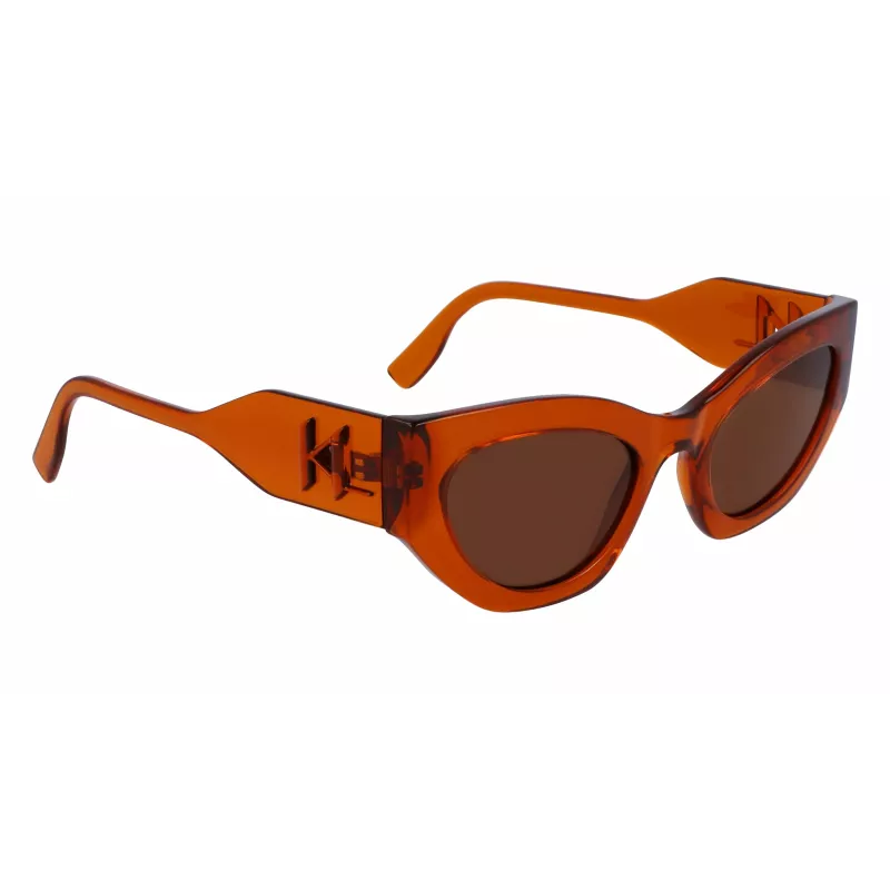 KARL LAGERFELD KL6122S522221 Women's Sunglasses Havana Acetate Frame Brown Lens 52mm
