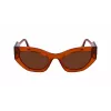 KARL LAGERFELD KL6122S522221 Women's Sunglasses Havana Acetate Frame Brown Lens 52mm