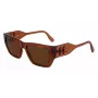 KARL LAGERFELD KL6123S541824 Unisex Sunglasses, Shiny Black Frame, Grey Lens, 54/18/140 mm
