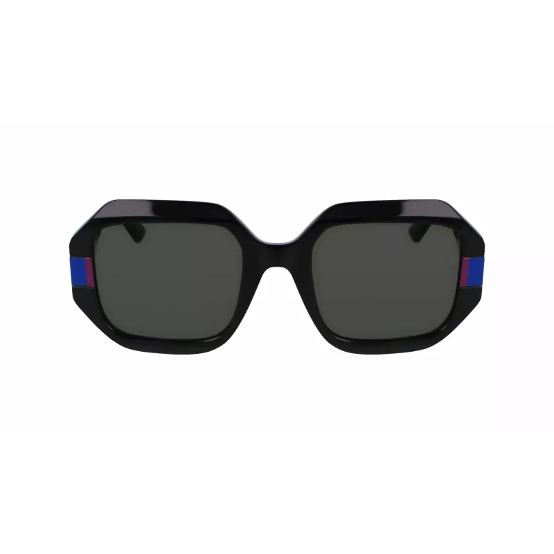 KARL LAGERFELD KL6124S-001 Women's Cat Eye Sunglasses Black/Grey 53mm