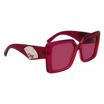 KARL LAGERFELD KL6126S522054 Women's Square Acetate Sunglasses Havana Brown Gradient 52mm