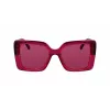 KARL LAGERFELD KL6126S522054 Women's Square Acetate Sunglasses Havana Brown Gradient 52mm