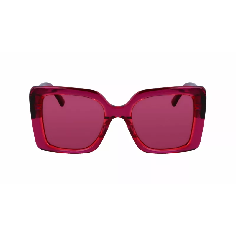 KARL LAGERFELD KL6126S522054 Women's Square Acetate Sunglasses Havana Brown Gradient 52mm