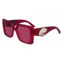 KARL LAGERFELD KL6126S522054 Women's Square Acetate Sunglasses Havana Brown Gradient 52mm