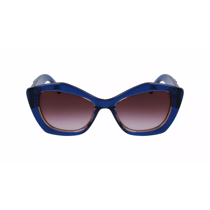KARL LAGERFELD KL6127S521842 Women's Sunglasses - Black Frame, Grey Gradient Lens, 52mm