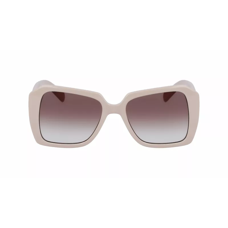 KARL LAGERFELD KL6140S531710 Women's Rectangular Sunglasses Black/Grey 53mm