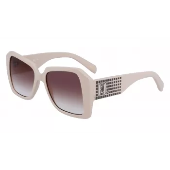 KARL LAGERFELD KL6140S531710 Women's Rectangular Sunglasses Black/Grey 53mm
