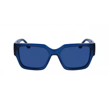 KARL LAGERFELD KL6142S-423 Unisex Sunglasses Blue Havana Grey Blue 55mm
