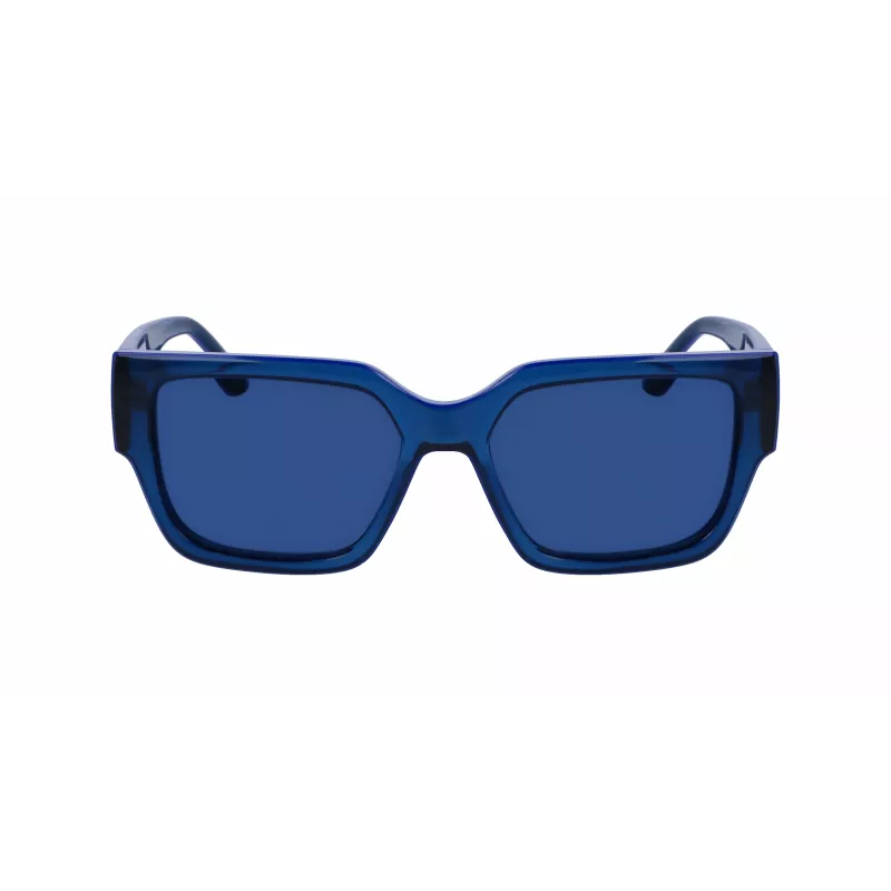 KARL LAGERFELD KL6142S-423 Unisex Sunglasses Blue Havana Grey Blue 55mm