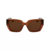 KARL LAGERFELD KL6143S-246 Women's Sunglasses Havana Brown Tortoise Acetate Frame Brown Gradient Lens 53mm