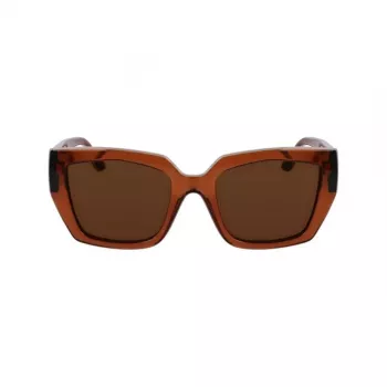 KARL LAGERFELD KL6143S-246 Women's Sunglasses Havana Brown Tortoise Acetate Frame Brown Gradient Lens 53mm
