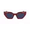 KARL LAGERFELD KL6145S-600 Women's Cat Eye Sunglasses Havana Brown Gradient 54mm