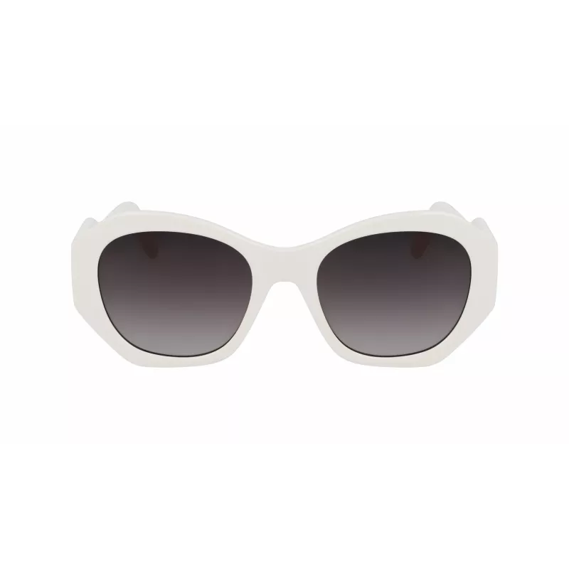 KARL LAGERFELD KL6146S-105 Women's Sunglasses Havana Acetate Square Frame Brown Gradient Lens 54mm