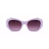 KARL LAGERFELD KL6146S-516 Women's Square Sunglasses - Black Frame Grey Gradient Lens 54/20/140 mm