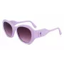 KARL LAGERFELD KL6146S-516 Women's Square Sunglasses - Black Frame Grey Gradient Lens 54/20/140 mm