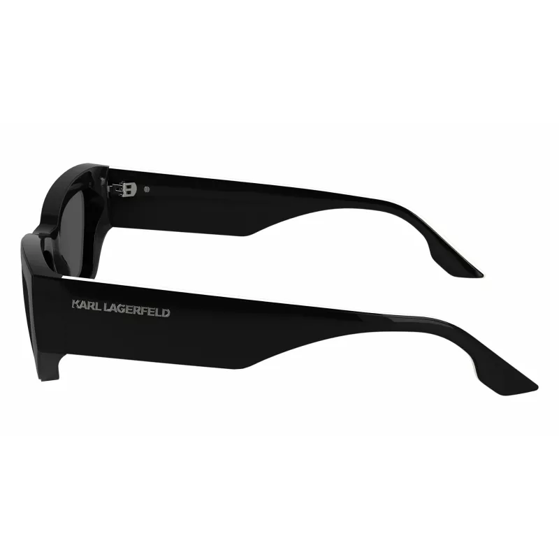 KARL LAGERFELD KL6160S Unisex Sunglasses - Black Frame, Grey Lens - 54/17/140 mm