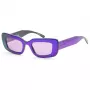 KARL LAGERFELD KL6164S-500 Women's Square Acetate Sunglasses - Black/Grey 50mm