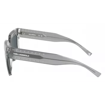 KARL LAGERFELD KL6181S551900 Women's Cat Eye Sunglasses Black Grey Gradient 55/19/140 mm