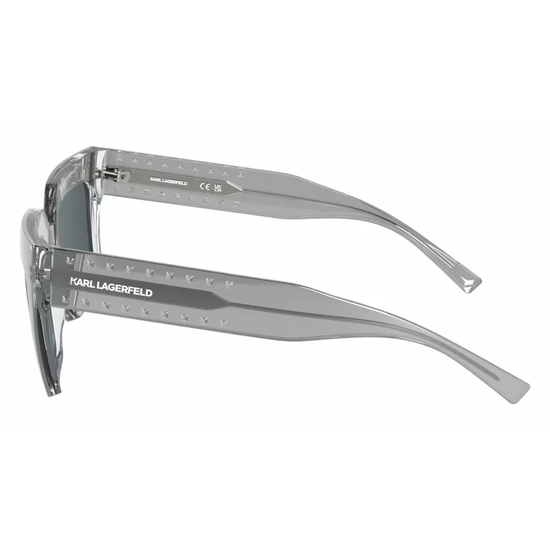 KARL LAGERFELD KL6181S551900 Women's Cat Eye Sunglasses Black Grey Gradient 55/19/140 mm