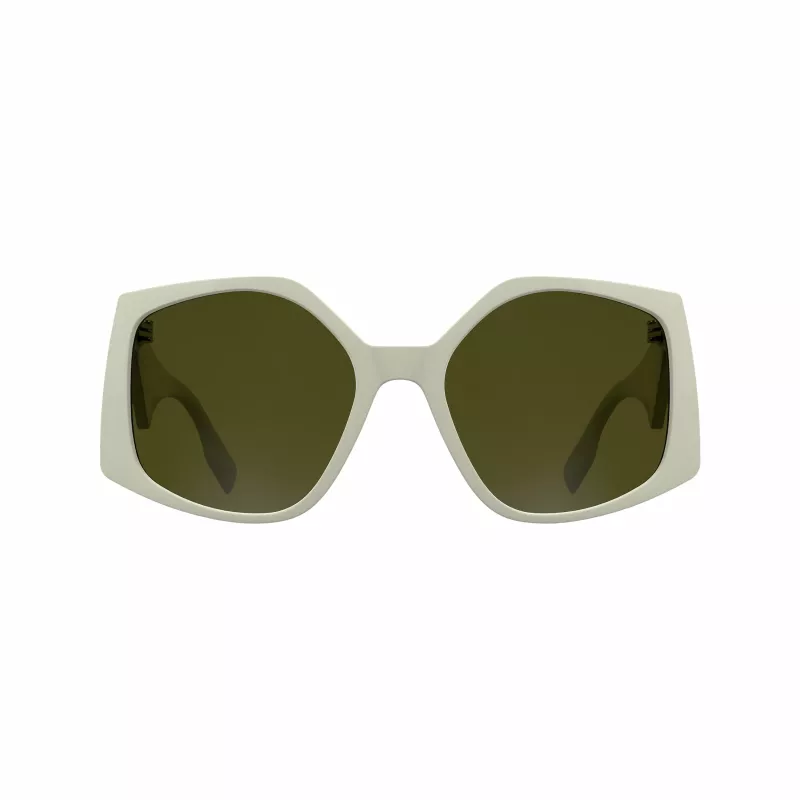 KARL LAGERFELD KL6208S-105 Women's Sunglasses - Black Acetate Frame, Grey Polycarbonate Lenses, 55mm