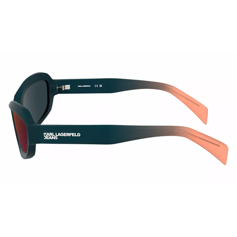 KARL LAGERFELD KLJ6200S Unisex Sunglasses - Black Frame Grey Lens 57mm