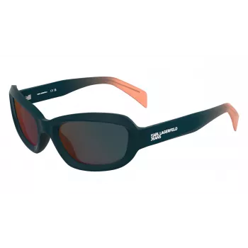 KARL LAGERFELD KLJ6200S Unisex Sunglasses - Black Frame Grey Lens 57mm