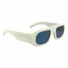 KARL LAGERFELD MAN KL6188S-105 Sunglasses - Shiny Black, Grey Lens, 52/22/145 mm