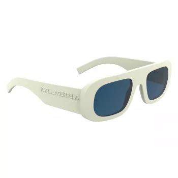 KARL LAGERFELD MAN KL6188S-105 Sunglasses - Shiny Black, Grey Lens, 52/22/145 mm