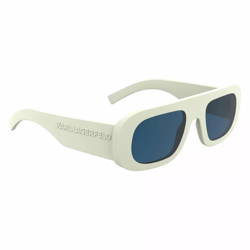 KARL LAGERFELD MAN KL6188S-105 Sunglasses - Shiny Black, Grey Lens, 52/22/145 mm