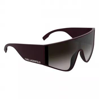 Karl Lagerfeld Unisex Square Sunglasses KL6209S-601 Black/Grey 65-19-140