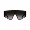 Karl Lagerfeld Unisex Square Sunglasses KL6209S-601 Black/Grey 65-19-140