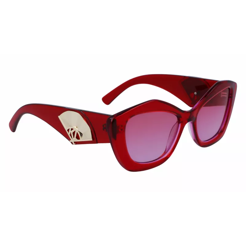 KARL LAGERFELD Women's Square Acetate Sunglasses KL6127S 521862 52/18/140 mm