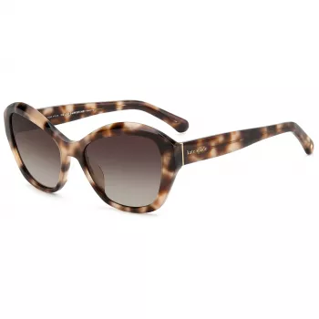 KATE SPADE AGLAIA-S-1EZ Women's Square Sunglasses Havana Brown 54mm